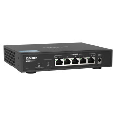 QNAP QSW-1105-5T switch di rete Non gestito Gigabit Ethernet (10 100 1000) Nero