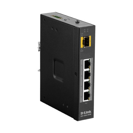 D-Link DIS‑100G‑5PSW Non gestito L2 Gigabit Ethernet (10 100 1000) Supporto Power over Ethernet (PoE) Nero