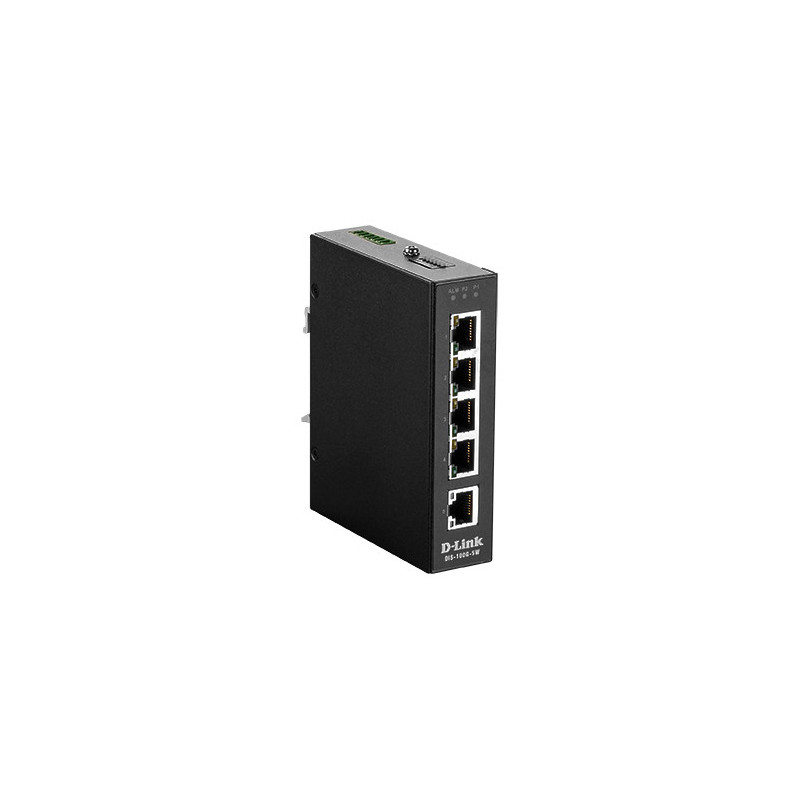 D-Link DIS‑100G‑5W Non gestito L2 Gigabit Ethernet (10/100/1000) Nero