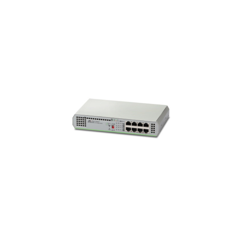 Allied Telesis AT-GS910/8-50 Non gestito Gigabit Ethernet (10/100/1000) Grigio