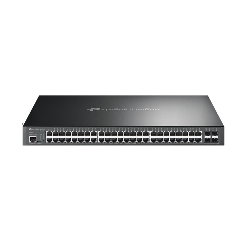 TP-Link Omada SG3452P switch di rete Gestito L2/L3 Gigabit Ethernet (10/100/1000) Supporto Power over Ethernet (PoE) 1U Nero