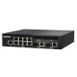 QNAP QSW-M2108R-2C switch di rete Gestito L2 2.5G Ethernet (100/1000/2500) Supporto Power over Ethernet (PoE) Nero