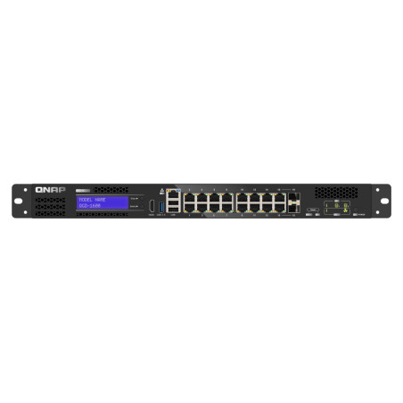 QNAP QGD-1600 Gestito Gigabit Ethernet (10 100 1000) 1U Nero, Grigio