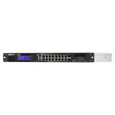 QNAP QGD-1600 Gestito Gigabit Ethernet (10 100 1000) 1U Nero, Grigio