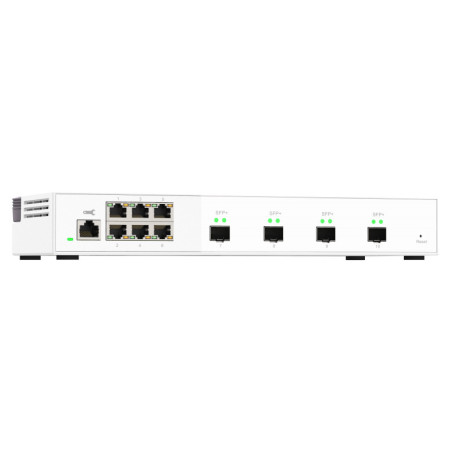 QNAP QSW-M2106-4S switch di rete Gestito L2 2.5G Ethernet (100 1000 2500) Bianco