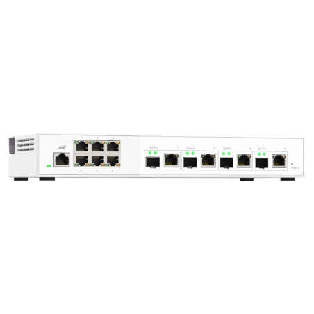 QNAP QSW-M2106-4C switch di rete Gestito L2 2.5G Ethernet (100/1000/2500) Bianco