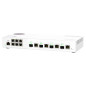 QNAP QSW-M2106-4C switch di rete Gestito L2 2.5G Ethernet (100/1000/2500) Bianco