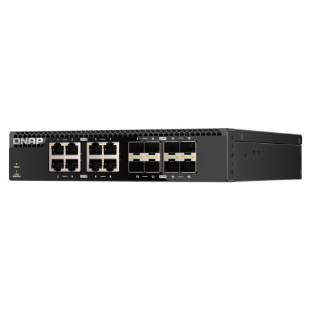 QNAP QSW-3216R-8S8T switch di rete Non gestito L2 10G Ethernet (100/1000/10000) Nero