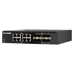 QNAP QSW-3216R-8S8T switch di rete Non gestito L2 10G Ethernet (100 1000 10000) Nero