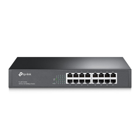 TP-Link TL-SF1016DS switch di rete Non gestito Fast Ethernet (10 100) 1U Nero