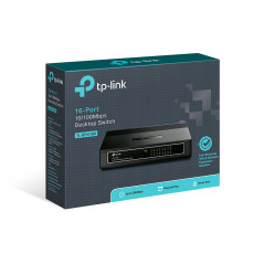 TP-Link TL-SF1016D Non gestito Fast Ethernet (10 100) Nero