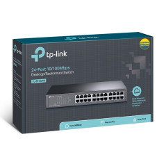 TP-Link TL-SF1024D switch di rete Non gestito Fast Ethernet (10 100) Grigio