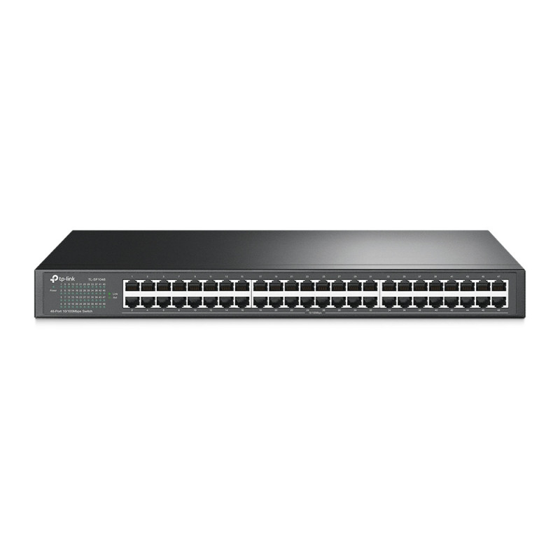 TP-Link TL-SF1048 switch di rete Non gestito Fast Ethernet (10/100) 1U Nero