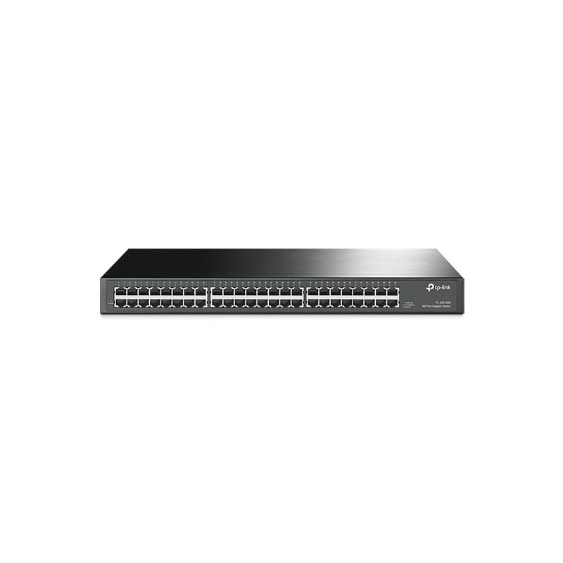 TP-Link TL-SG1048 Non gestito Gigabit Ethernet (10/100/1000) 1U Nero