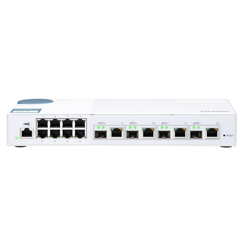 QNAP QSW-M408-4C switch di rete Gestito L2 Gigabit Ethernet (10/100/1000) Bianco