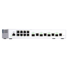 QNAP QSW-M408-4C switch di rete Gestito L2 Gigabit Ethernet (10 100 1000) Bianco