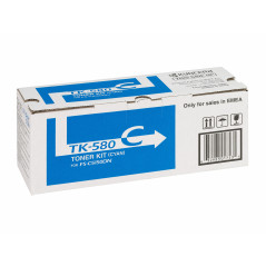 KYOCERA TK-580C cartuccia toner 1 pz Originale Ciano