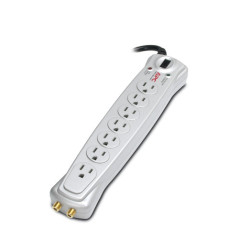 APC Essential A V Surge Protector Argento 7 presa(e) AC 120 V 1,83 m