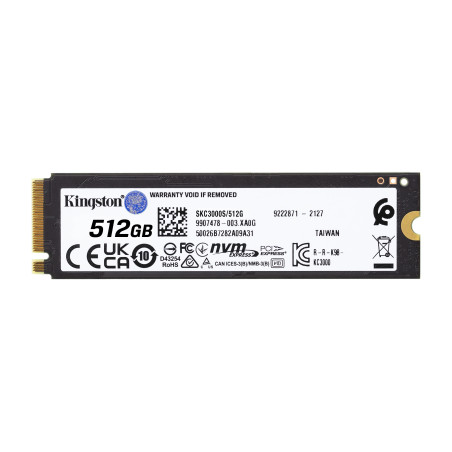 Kingston Technology 512G KC3000 M.2 2280 NVMe SSD