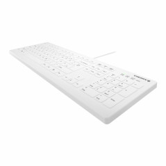 CHERRY AK-C8112 tastiera Medico USB AZERTY Francese Bianco