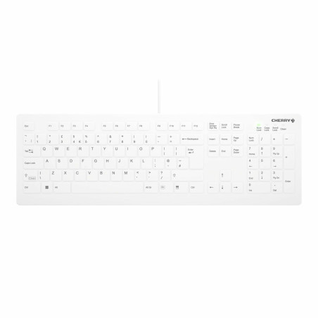 CHERRY AK-C8112 tastiera Medico USB QWERTY Inglese Bianco