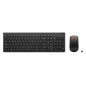 Lenovo 4X31N50745 tastiera Mouse incluso Casa/ufficio RF Wireless QWERTY Inglese UK Nero