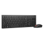 Lenovo 4X31N50745 tastiera Mouse incluso Casa/ufficio RF Wireless QWERTY Inglese UK Nero