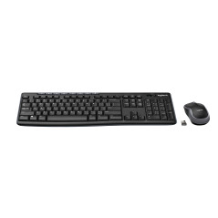 Logitech Wireless Combo MK270 tastiera Mouse incluso Casa USB QWERTZ Tedesco Nero