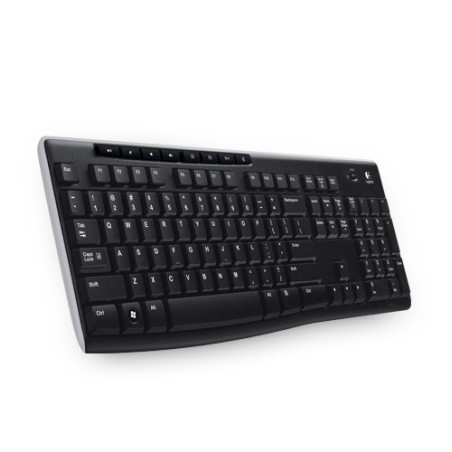 Logitech Wireless Keyboard K270 tastiera Universale RF Wireless QWERTZ Ceco Nero