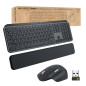 Logitech MX Keys combo for Business Gen 2 tastiera Mouse incluso Ufficio RF senza fili + Bluetooth QWERTY Danese, Finlandese,