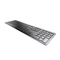 CHERRY KW 9100 SLIM tastiera Universale RF senza fili + Bluetooth QWERTY Nordic Nero