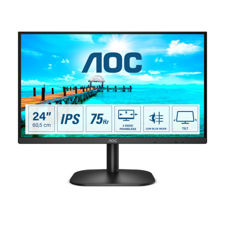 AOC B2 24B2XDA LED display 60,5 cm (23.8") 1920 x 1080 Pixel Full HD Nero