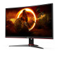 AOC G2 C24G2AE/BK Monitor PC 59,9 cm (23.6") 1920 x 1080 Pixel Full HD LED Nero, Rosso