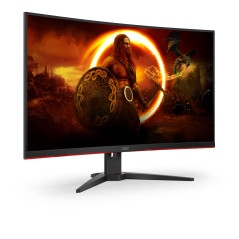 AOC G2 C32G2ZE BK Monitor PC 80 cm (31.5") 1920 x 1080 Pixel Full HD LED Nero, Rosso