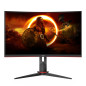 AOC CQ27G2S/BK Monitor PC 68,6 cm (27") 2560 x 1440 Pixel Quad HD Nero, Rosso