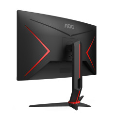 AOC CQ27G2S BK Monitor PC 68,6 cm (27") 2560 x 1440 Pixel Quad HD Nero, Rosso