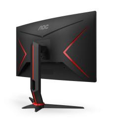 AOC CQ27G2S BK Monitor PC 68,6 cm (27") 2560 x 1440 Pixel Quad HD Nero, Rosso