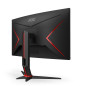 AOC CQ27G2S/BK Monitor PC 68,6 cm (27") 2560 x 1440 Pixel Quad HD Nero, Rosso