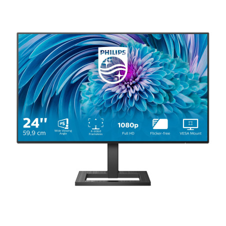 Philips E Line 241E2FD/00 LED display 60,5 cm (23.8") 1920 x 1080 Pixel Full HD Nero