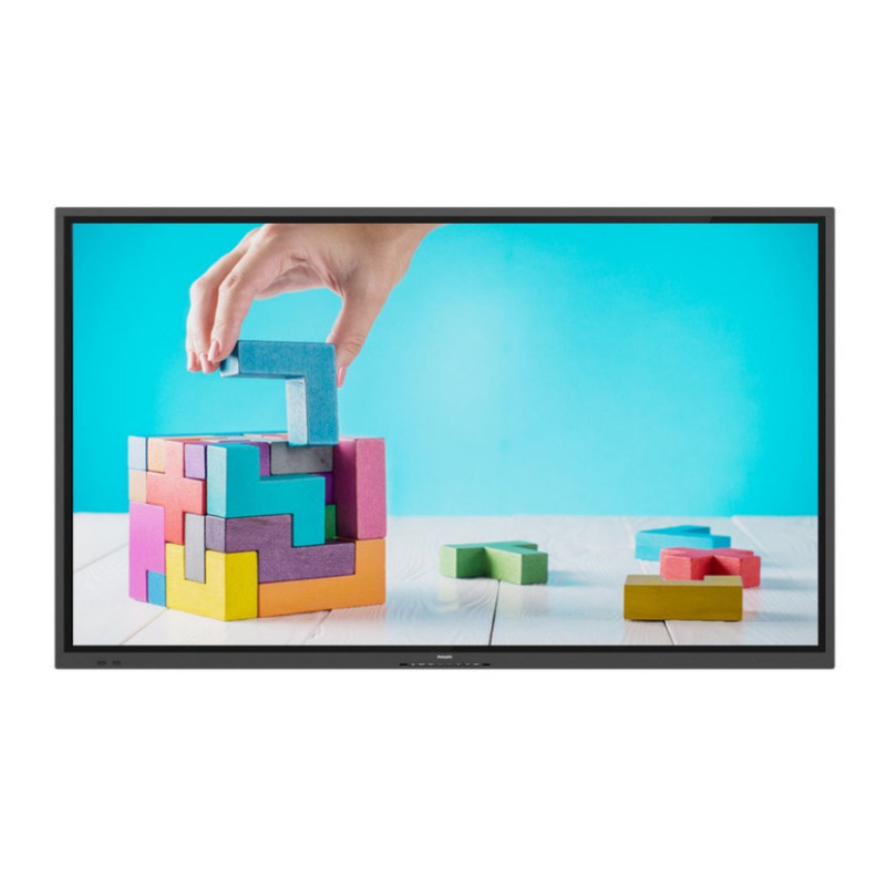 Philips E-Line 65BDL3152E Pannello piatto per segnaletica digitale 165,1 cm (65") 350 cd/m² 4K Ultra HD Nero Touch screen