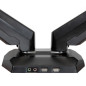 StarTech.com Supporto a Doppio Braccio per dual Monitor con 2 porte USB e Audio Pass-Through