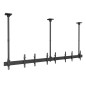 Multibrackets 3484 Supporto per display espositivi 165,1 cm (65") Nero