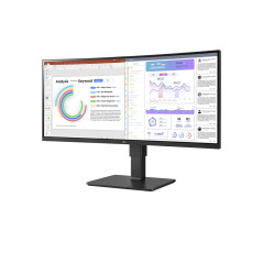 LG 34BQ77QC-B Monitor PC 86,4 cm (34") 3440 x 1440 Pixel UltraWide Dual Quad HD LCD Nero