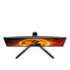 AOC G3 U34G3XM EU LED display 86,4 cm (34") 3440 x 1440 Pixel UltraWide Quad HD Nero, Rosso