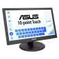 ASUS VT168HR Monitor PC 39,6 cm (15.6") 1366 x 768 Pixel WXGA LED Touch screen Nero