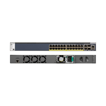 NETGEAR M4300-28G-PoE+(1000W) US EMEA Gestito Gigabit Ethernet (10 100 1000) Supporto Power over Ethernet (PoE) 1U Nero