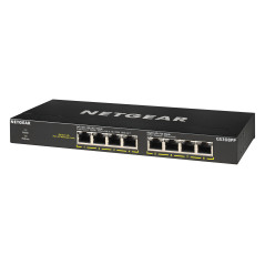 NETGEAR GS308PP Non gestito Gigabit Ethernet (10 100 1000) Supporto Power over Ethernet (PoE) Nero