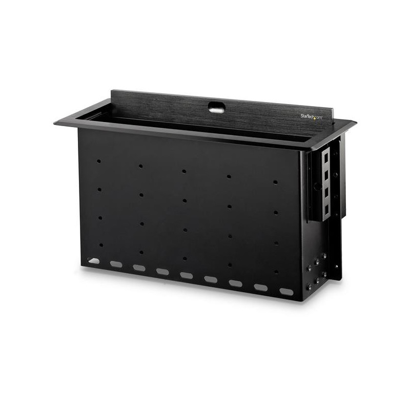 StarTech.com BOX4MODULE organizer per cavi Scrivania Scatola portacavi Nero 1 pz