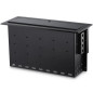 StarTech.com BOX4MODULE organizer per cavi Scrivania Scatola portacavi Nero 1 pz