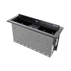 StarTech.com BOX4MODULE organizer per cavi Scrivania Scatola portacavi Nero 1 pz